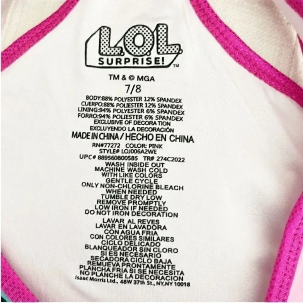 LOL Surprise Drag Racer and Yacht BB One Piece Swimsuit